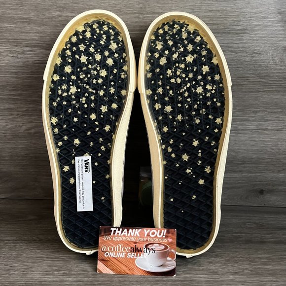 🥳 HP 🥳 Vans Sinner's Club Og Old Skool Lx Black Yellow Size 8.5 Men's NWOB - Picture 10 of 12